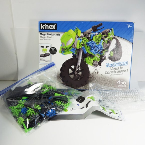 K'NEX Toys Knex Mega Motorcycle Building Set 45 Pieces Poshmark